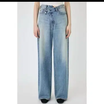 마우지 CROSS WAIST WIDE STRAIGHT 와이드 데님