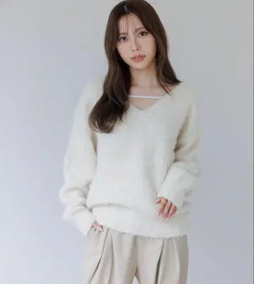 SENNE 니트 아이보리