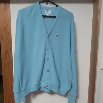새상품급 IZOD Lacoste 가디건 스카이블루