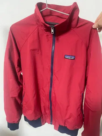 [짧은 기장] patagonia 쉘 자켓 남성용 빨간색