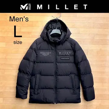 L 밀레 다운 다운 자켓 MILLET 블랙 다운 파카
