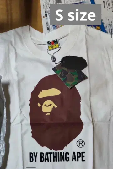 APE 화이트 S 사이즈