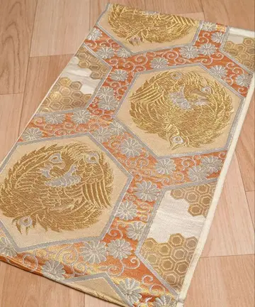 후쿠로 오비 금 봉황