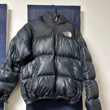 THE NORTH FACE 블랙 다운 자켓 눕시