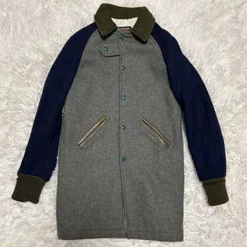 SKOOKUM 스쿠컴 BEAVER 바시티 자켓 롱 멜톤 32