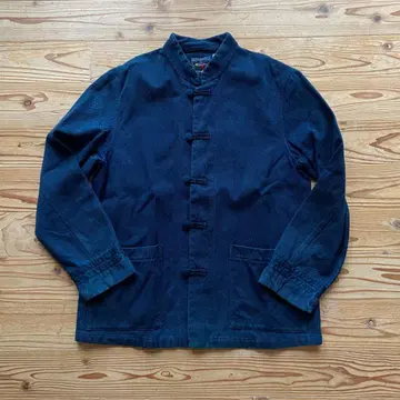 BLUE BLUE JAPAN 자수 차이나 자켓 인디고 size 3