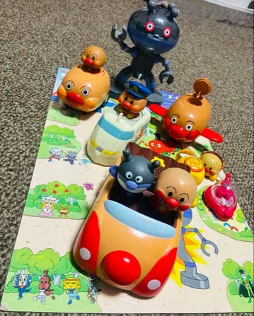 날아라 호빵맨호 vs 다다단 호빵맨호 완구 여러 가지