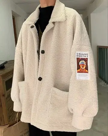 WESTBOY 웨스트보이 드롭 숄더 보아 자켓