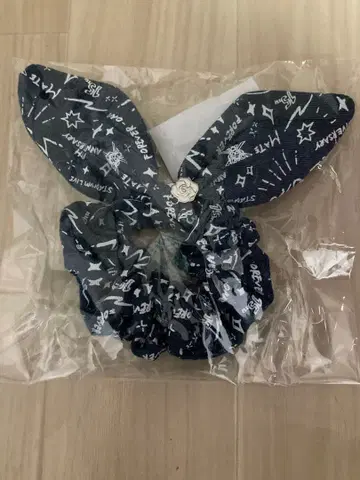 3대째 j soul brothers 블루 데님 리본 스크런치