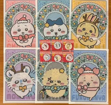 치이카와 세븐일레븐 오리지널 A4 클리어 파일 전 6종 캔 미러 전 6종