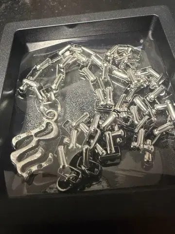 Jayz 착용 rocawear 박스 포함 목걸이