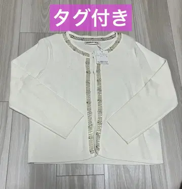 [ 미사용 ] STRAWBERRY FIELDS 가디건 아이보리 비쥬