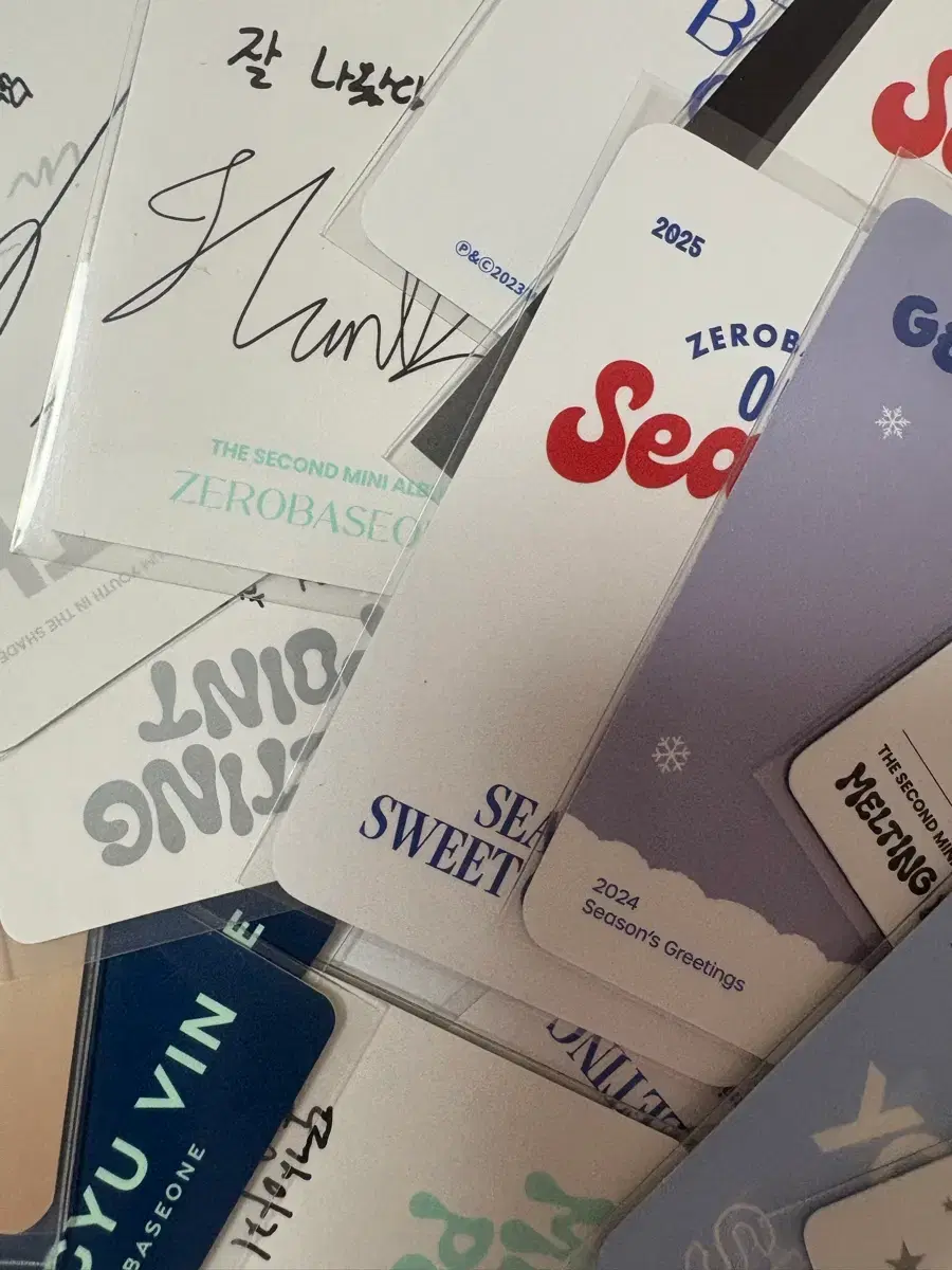 Zerobaseone album photocard random