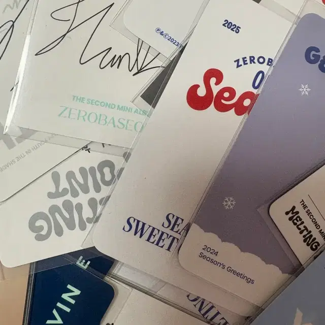 제로베이스원 앨범 포카 랜덤