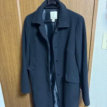 KUMIKYOKU 블랙 체스터 코트 사이즈 2