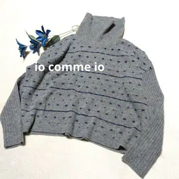 새상품급 이오컴이오 니트 스웨터 그레이 M 센소유니코