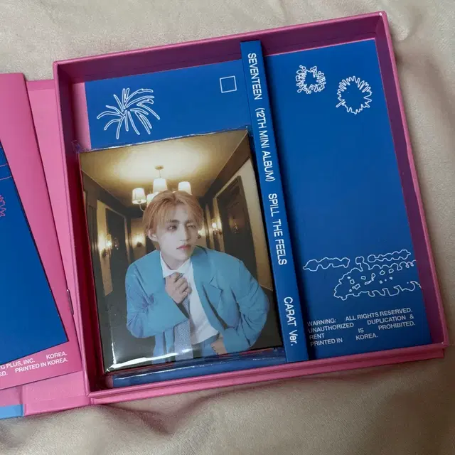 세븐틴 에스쿱스 Spill The Feels 캐럿반 앨범