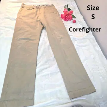 [ 인기 Corefighter ] 베이지 안감 오샤레 팬츠 사이즈 S