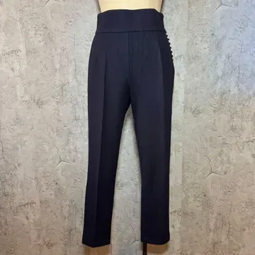 BORDERS at BALCONY 테이퍼드 울 팬츠