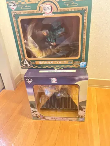 귀멸의 칼날 제일복권 아카자 탄지로 피규어