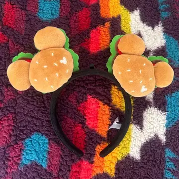 디즈니 햄버거 귀 머리띠