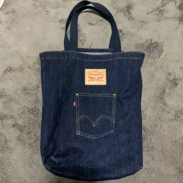 Levi's 다크 데님 토트백