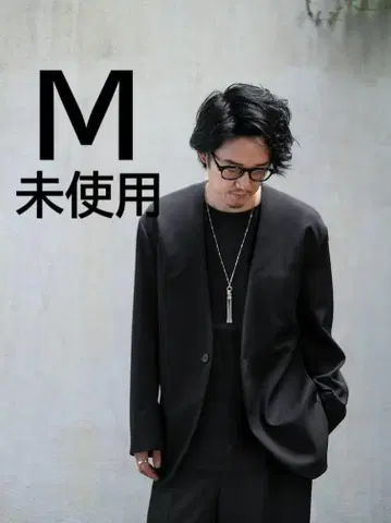 MB 스탠다드 노카라 자켓 블랙 M 사이즈