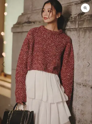 [택 포함 미사용 새상품] 믹스얀 니트탑 PINK