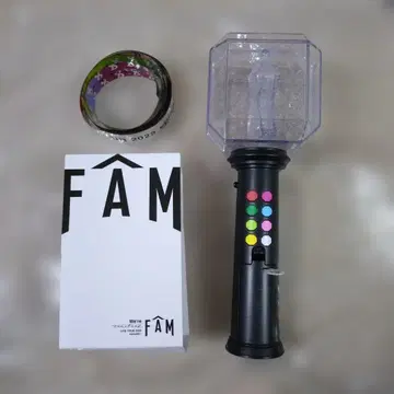 응원봉 timelesz FAM 은색 테 1개 포함