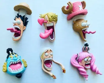 RofJ 원피스 놀란 얼굴 마그넷 컬렉션 6종 컴플리트