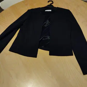 UNTITLED 네이비 노카라 자켓