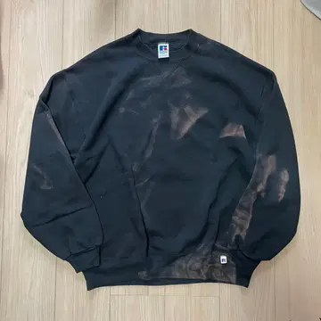 90's 'Rusell Athletic' blk sweat sh (USA