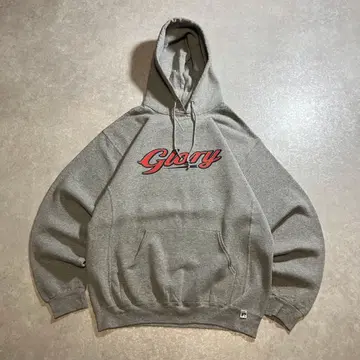 RUSSEL 러셀 애슬레틱 후드티 양면 프린트 속기모 맨투맨