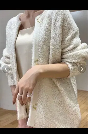 필름얀 트위드 니트 가디건