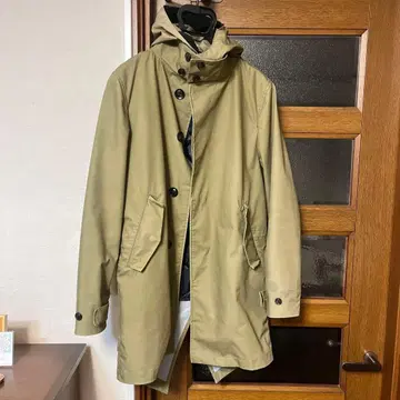 SATURDAYS SURF NYC 후드 부착 모즈 코트 XS