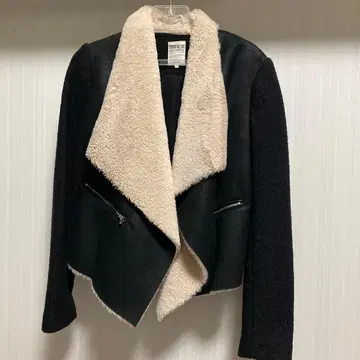 ZARA 이소재 믹스 라이더스 자켓