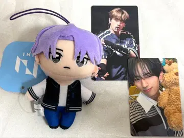 INI 허풍범 GIGO 한정판 마스코트 봉제 인형 & 포토카드 세트