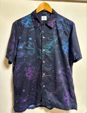 폴 스미스 반팔 셔츠 M 씨 테일즈 머메이드