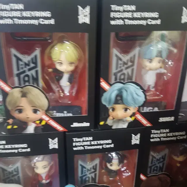 BTS TinyTAN 피규어 키링 티머니카드 포함