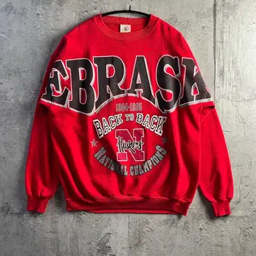 90s USA제 네브래스카 대학 콘허스커스 Vintage 맨투맨