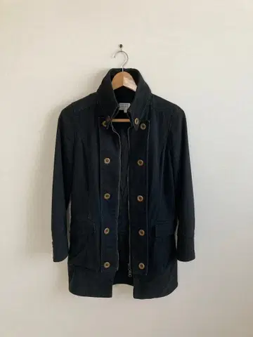 블랙 단추식 자켓