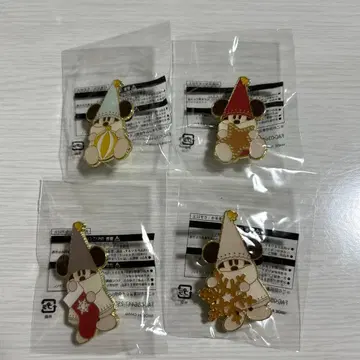 리루린린 핀 배지 4개 세트