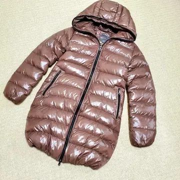 새상품급 DUVETICA 다운코트 ACEQUATTRO 사이즈 42 브라운