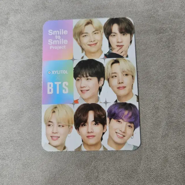 bts 방탄 자일리톨 단체 포카