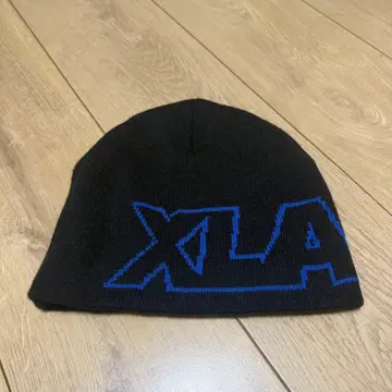 XLARGE 블랙 블루 니트 모자 비니