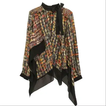 Sacai 사카이 21AW Tweed Pullover 트위드 블라우스