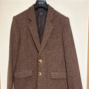 A.P.C. 해리스 트위드 테일러드 자켓 XS