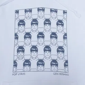GEN HOSHINO 호시노 겐 후드티 POP VIRUS 속기모