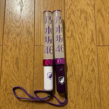 노기자카46 응원봉 화이트 보라색