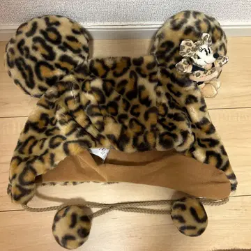 디즈니 팬캡 레오파드 무늬